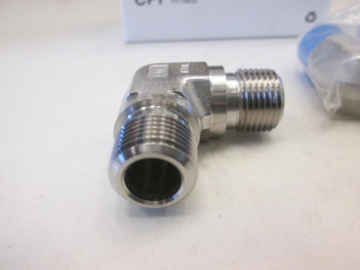 Parker, 6-6 ME-SS, Male Elbow Pipe Fitting, Box of 5, New