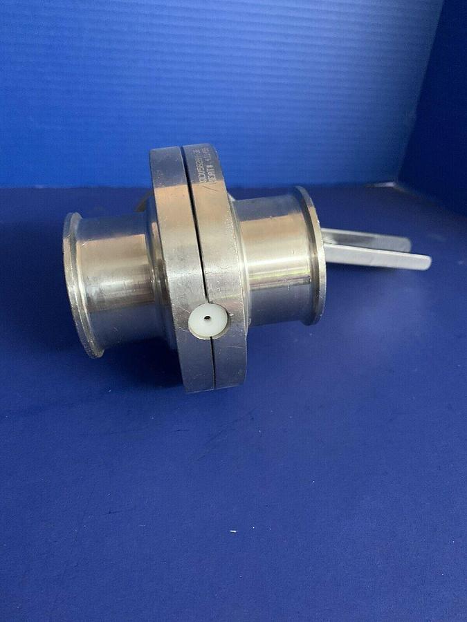 Used 2" Sanitary Flange Butterfly Valve with Clamp Handle, Used