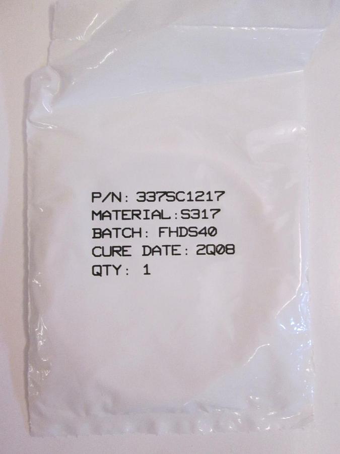 Used International Seal Co, 337SC1217, White, S317, O-Ring Lot of 28