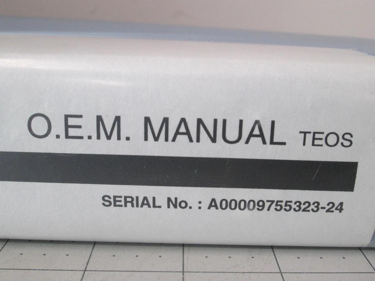 Used TEL Tokyo, ALPHA-8S, O.EM. Manual, TEOS, REV 1 Used