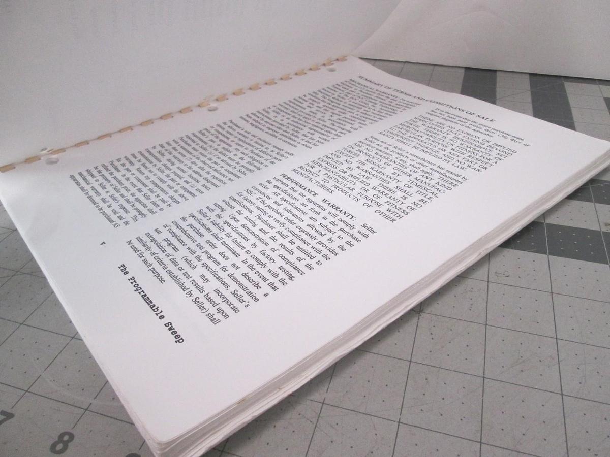 Used BOC Coating Technology, The Temescal Programmable Sweep Manual, Used