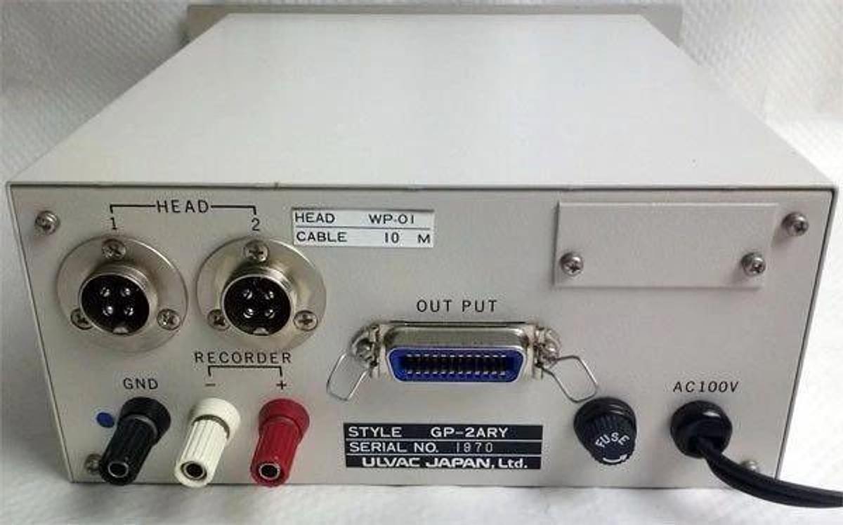 Used ULVAC GP-2ARY Gas Box Controller Vacuum Gauge, Pirani, Used