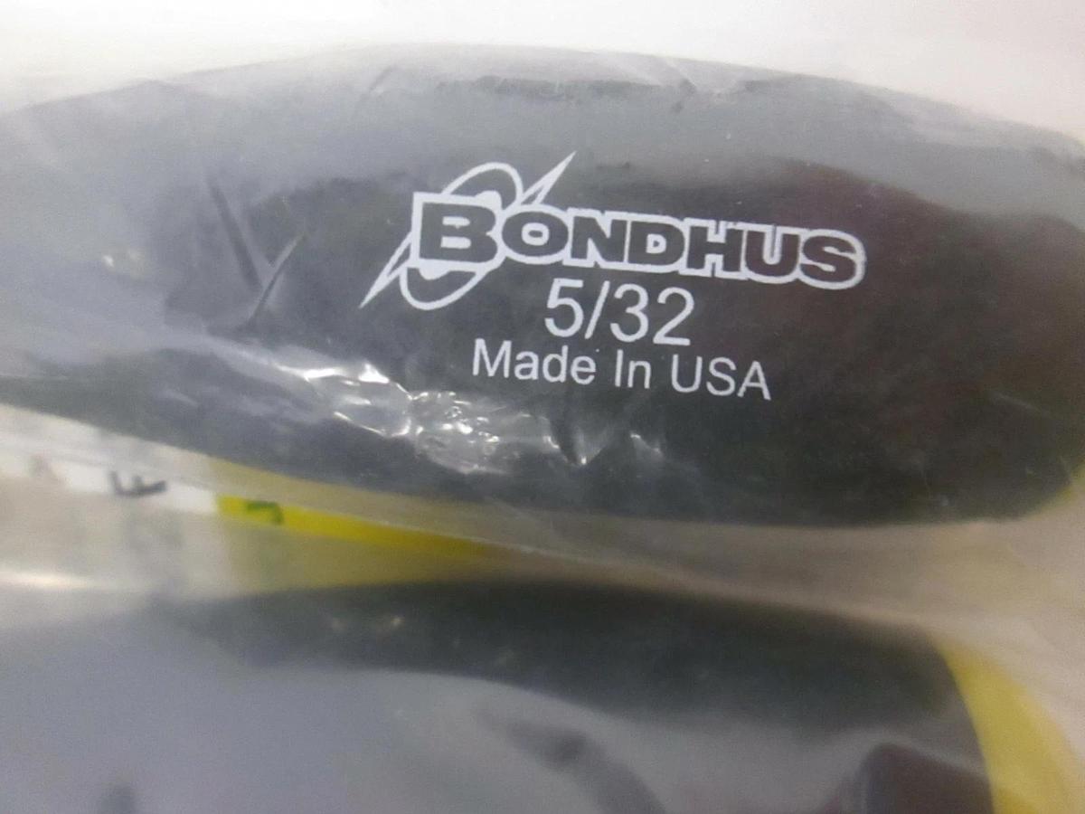 Used Bondhus, Protanium Steel Ball End, 5/32, new, Lot of 3