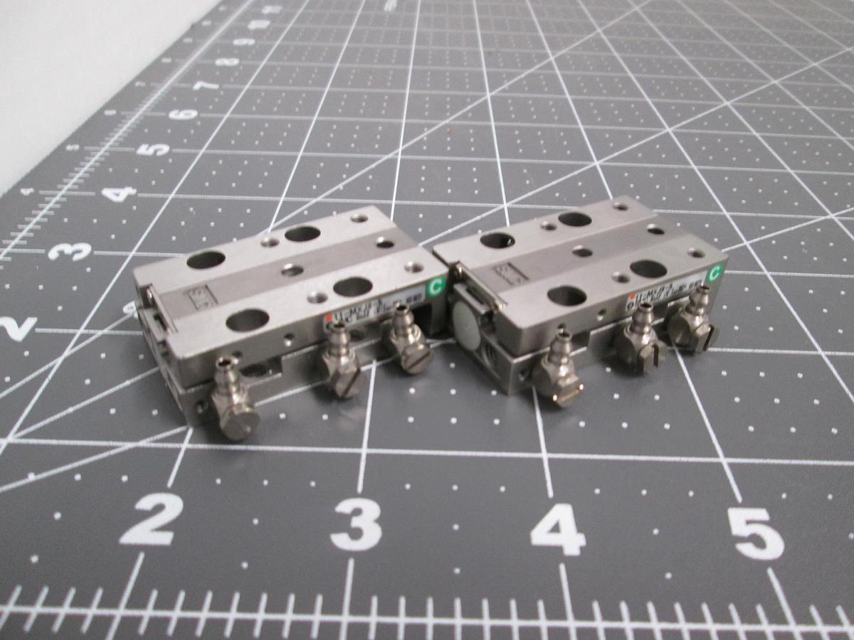 Used SMC 11-MXJ8-5 Air Slide Table Lot of 2