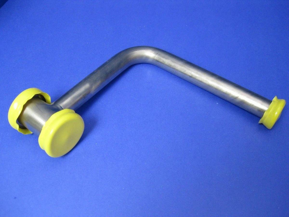 SS Vacuum Pipe, 90° Elbow w/ Tee, NW25 x NW40 x NW40, AMAT 0050-31694, New