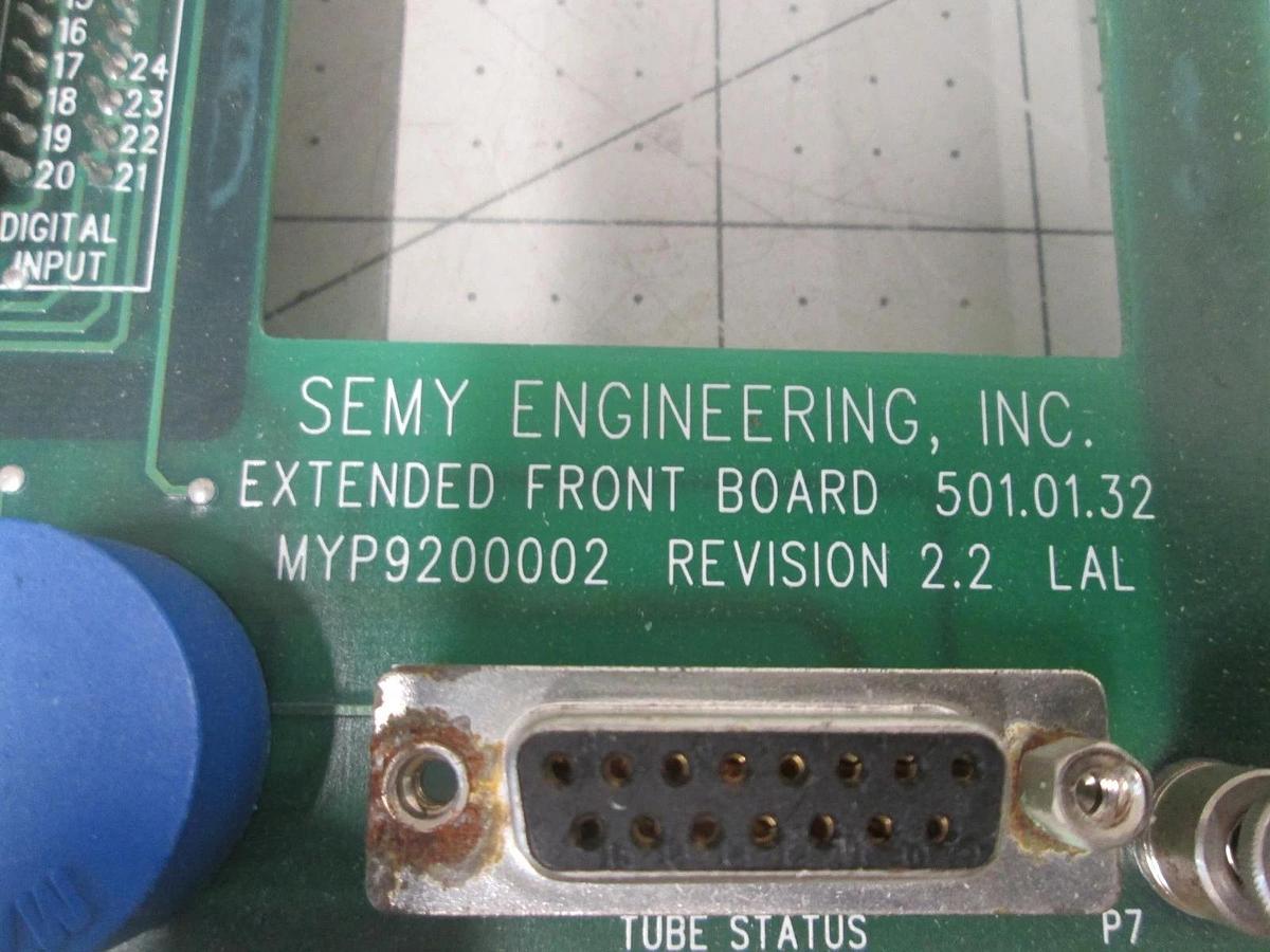 Used SEMY Engineering, MYP9200002, Extended Front Board, 501.01.32, Used