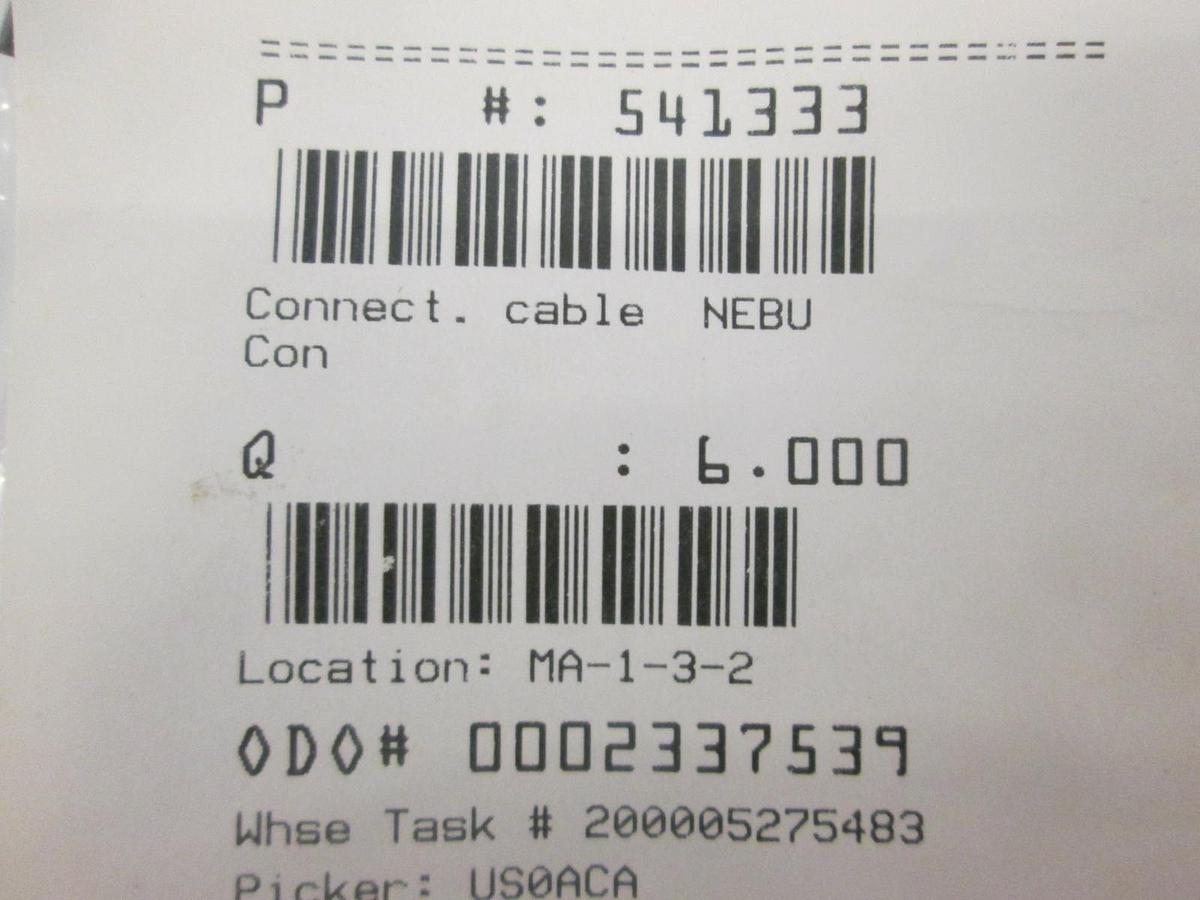 Festo, Connecting Cable, NEBU-M8G3-K-2.5-LE3, New, Lot of 6
