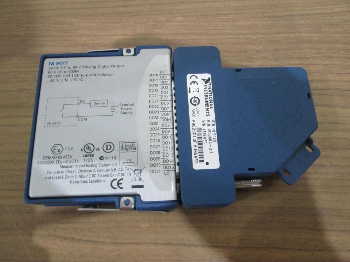 Used National Instruments, NI 9477, 32-Ch 5V- 60V Sinking Digital Output, Used