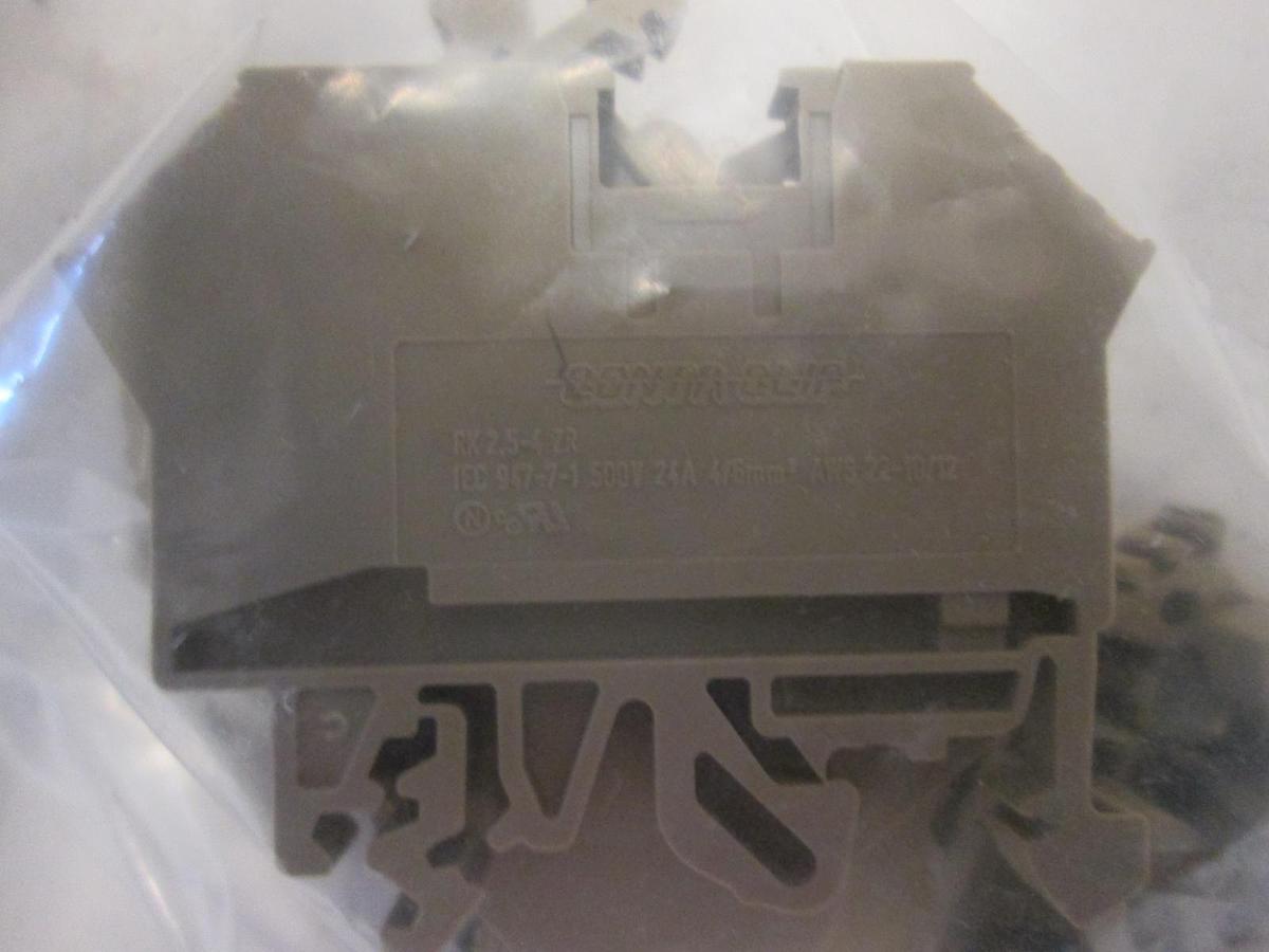 CONTA-CLIP, RK2.54ZR, FEED THROUGH MULTICONNECT OBS TERMINAL BLOCK, New, Lot 7