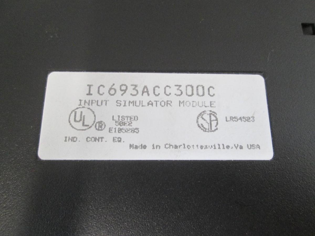 Used GE Fanuc, IC693ACC300C, PLC Input Simulator Module, Used