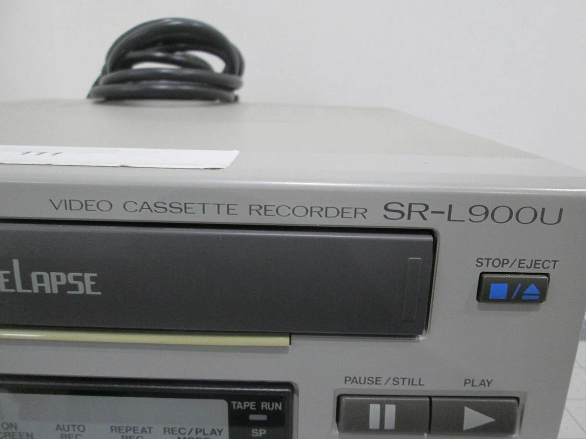 Used JVC, SR-L900U, Video Cassette Recorder, Ac 120V, 60Hz, 14W, Used