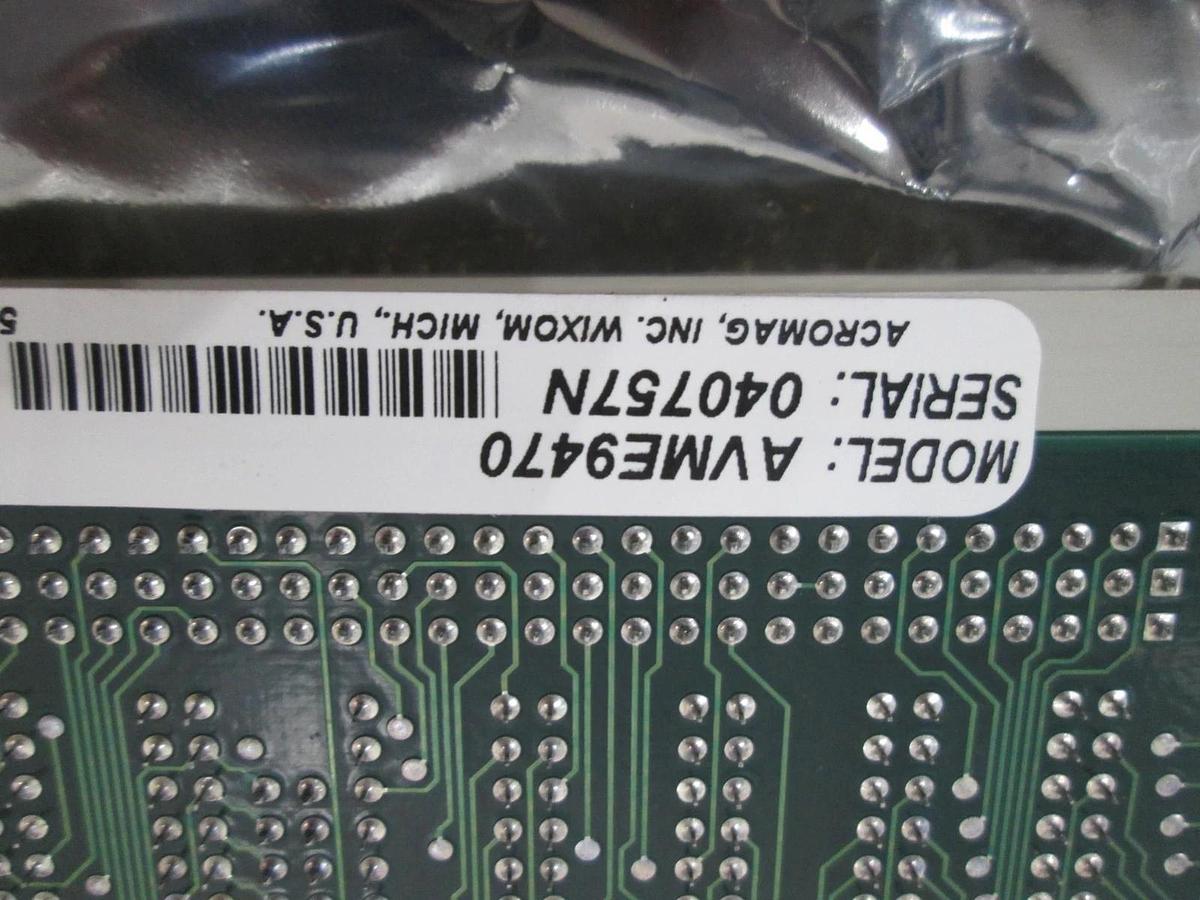 Used Acromag, AVME947X, Industrial Digital I/O Board w/ Manual, New