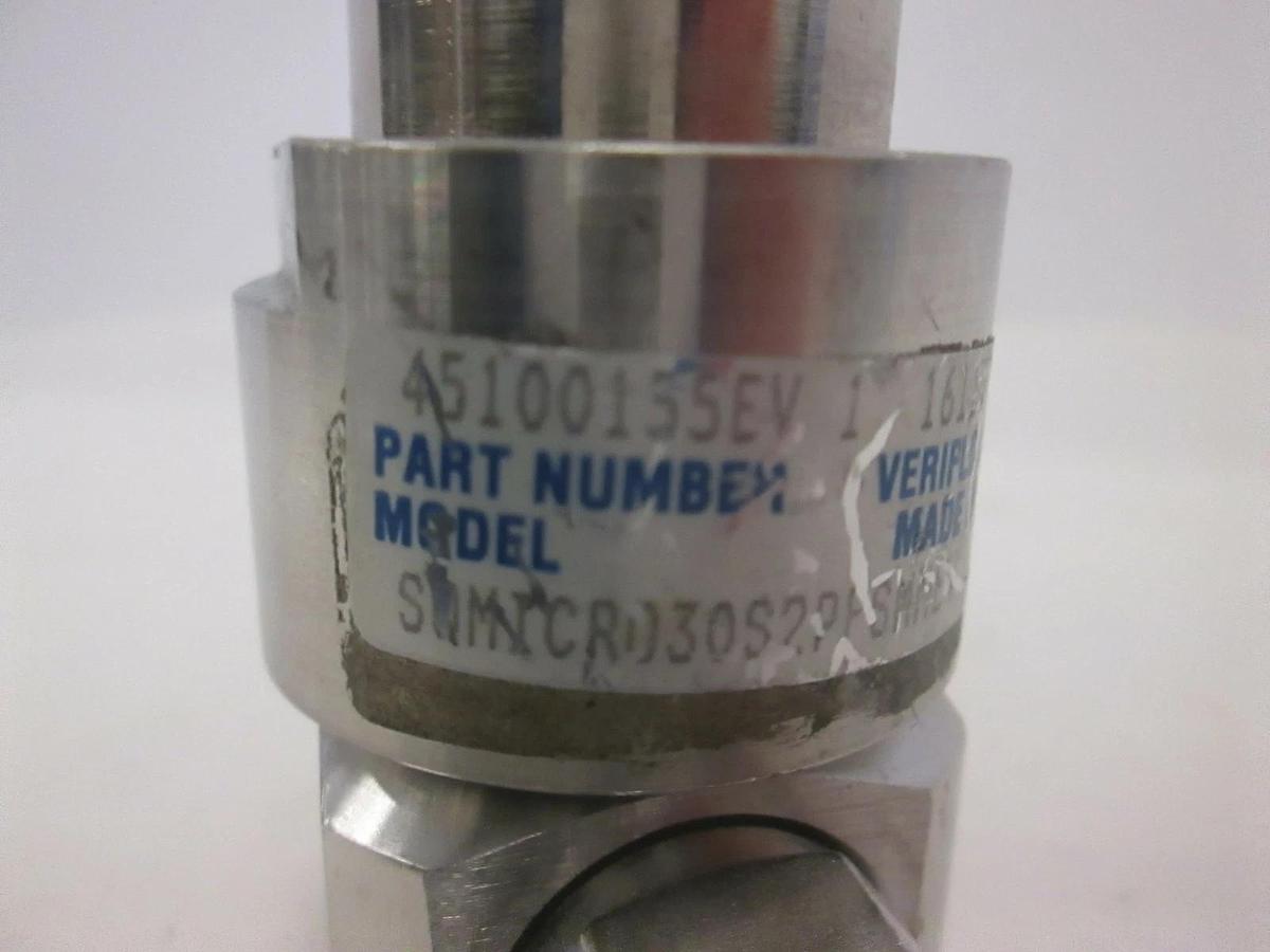 Used Parker Veriflo, SQMICR Series, Pressure Regulator, Used