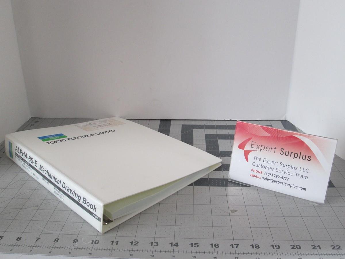 Used TEL Tokyo, ALPHA-8S-E, Mechanical Drawing Book TEOS, Used