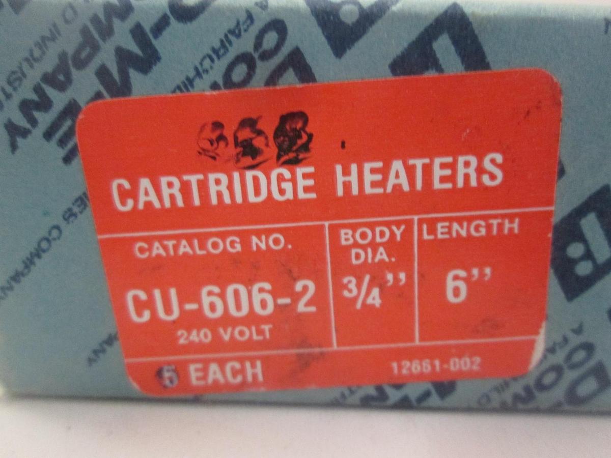 D-M-E Company, Cartridge Heaters, CU-606-2, 6", New, Lot of 2