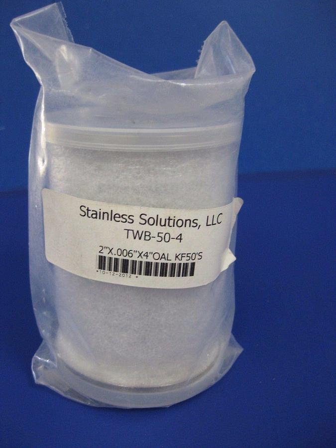Stainless Steel Flexible Bellows NW50, 4" L , Stainless Solutions- LOT of 2 NEW