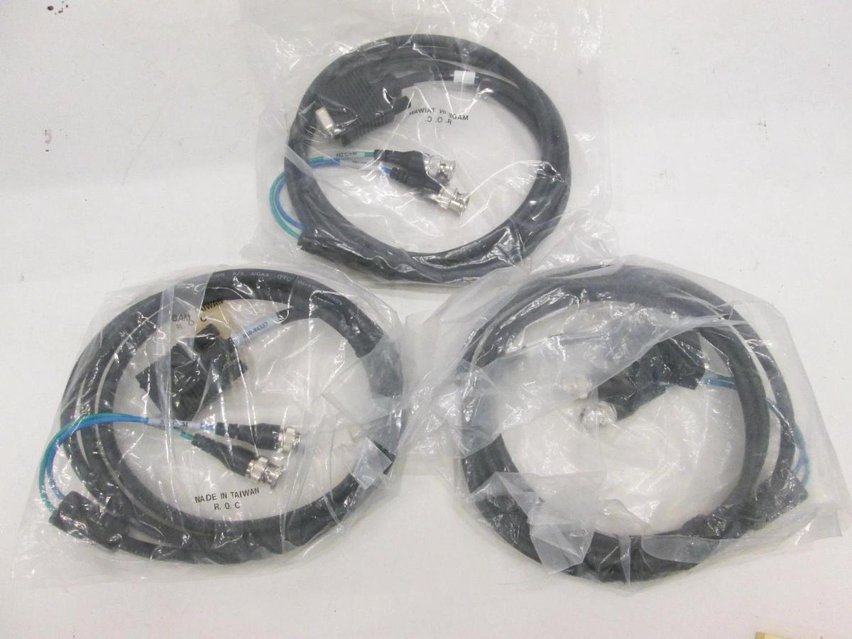Female to BNC Connector Cable, OC-TCXC-VINP2, New, Lot of 3