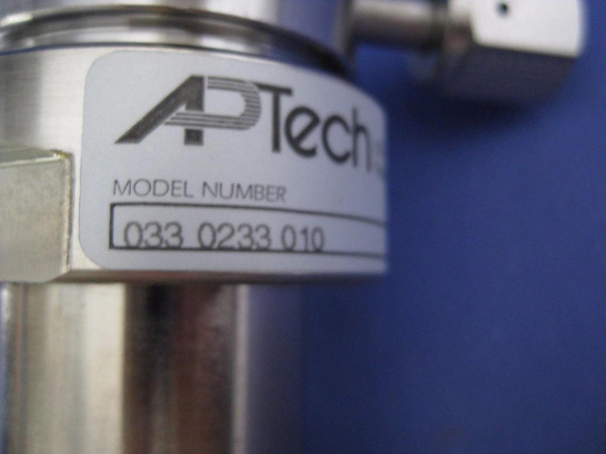 Used APTech Semi Gas Pressure Regulator 033-0233-010, 3 Port, 1/4" VCR- Used