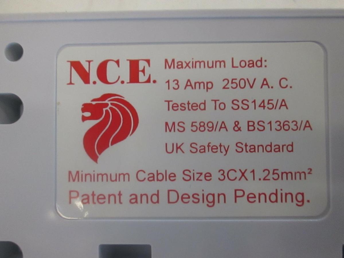 Used N.C.E., 4 Position Plug In Cable, Used