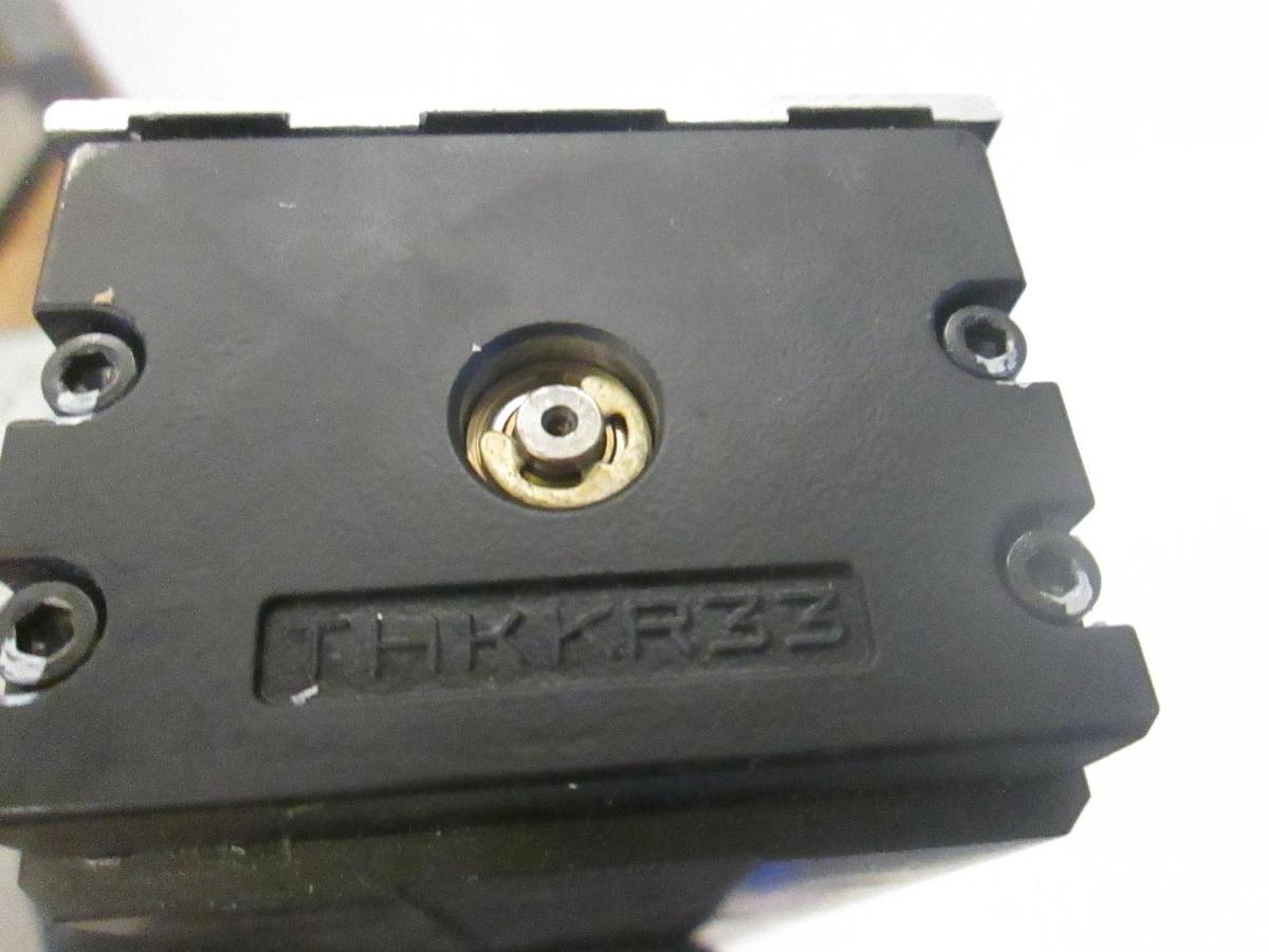 Used THK LM Guide Actuator KR w/ Simple Servo Motor 524-20-306, Used
