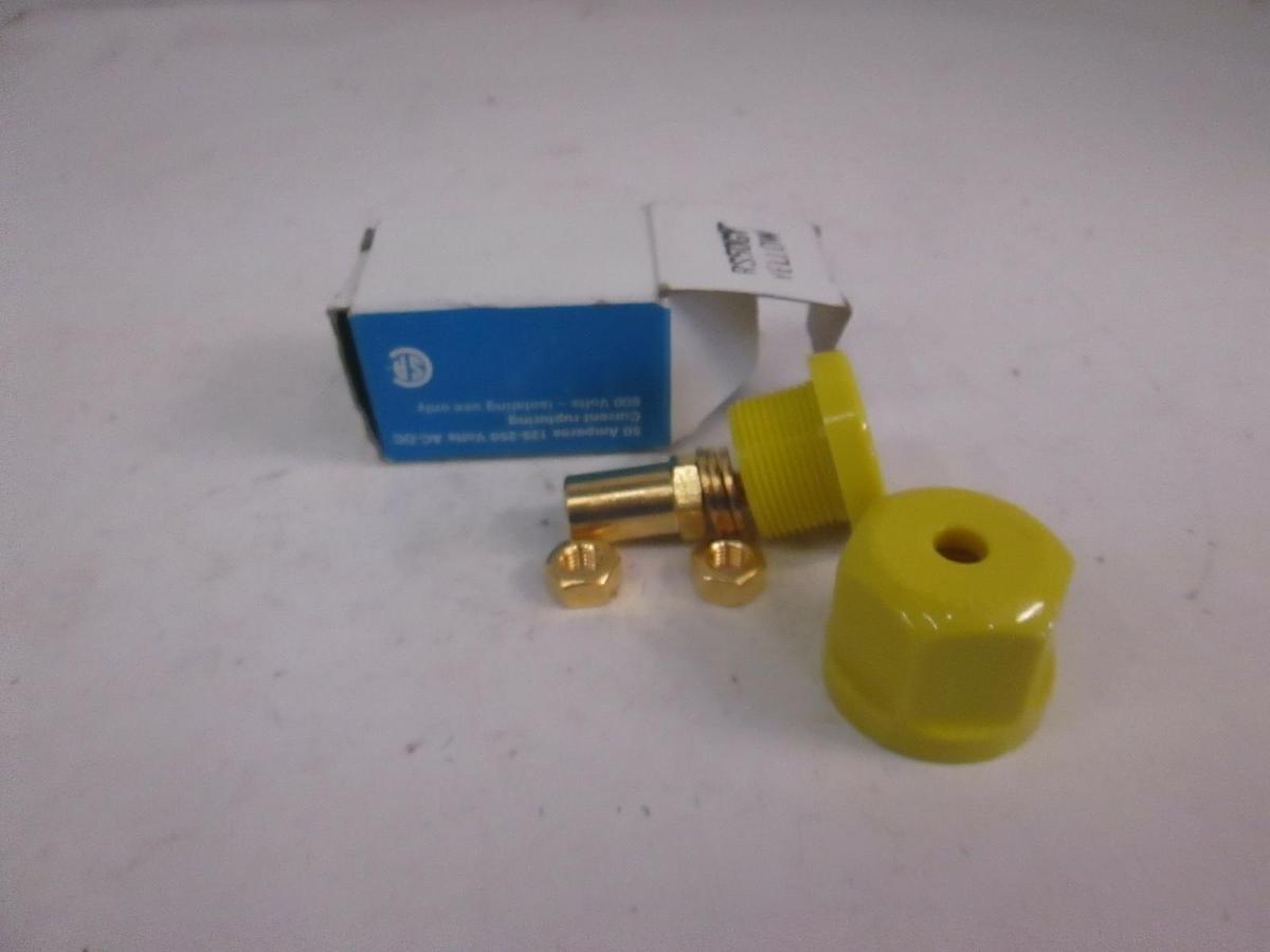 Superior Electric 50A SuperCon, Yellow Receptacle RS50GY, NIB