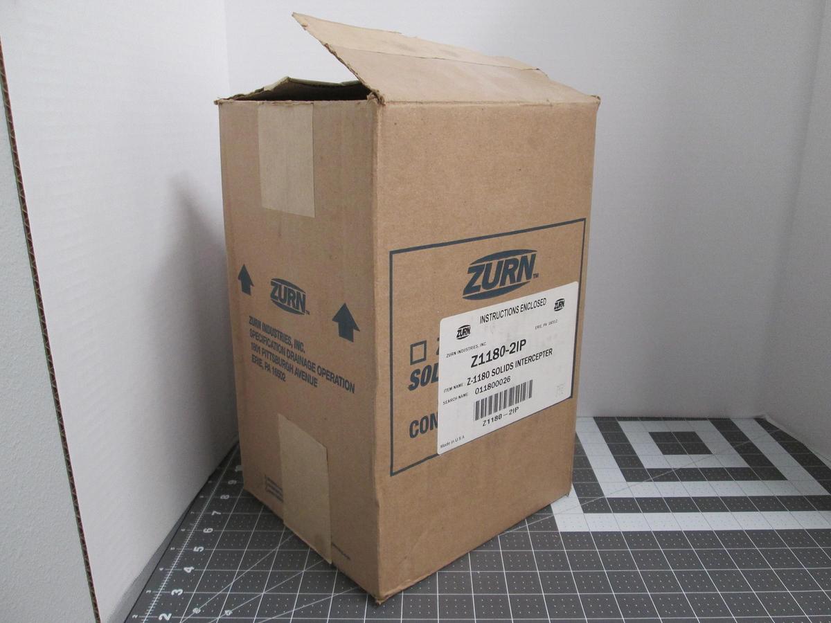 Zurn, Z1180-2IP, Z-1180, 2" Solids Interceptor Waste Drain New in Box