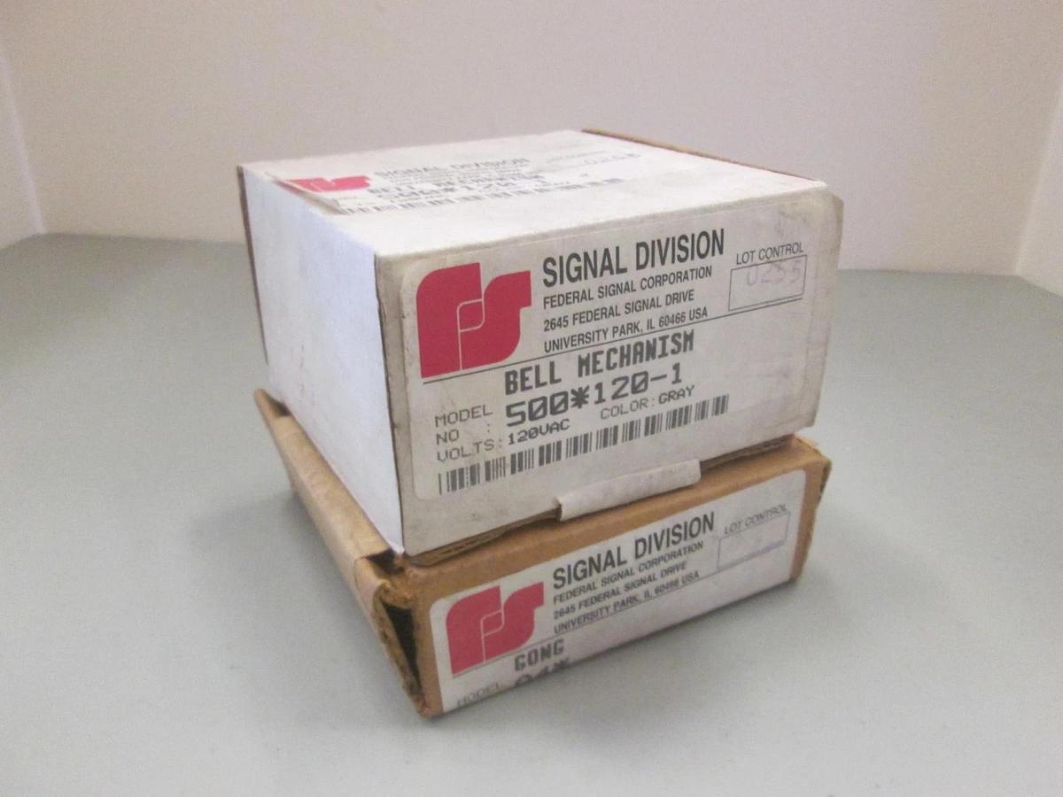Signal Division, Bell Mechanism w/ Gong, 500 120-1, A4, New