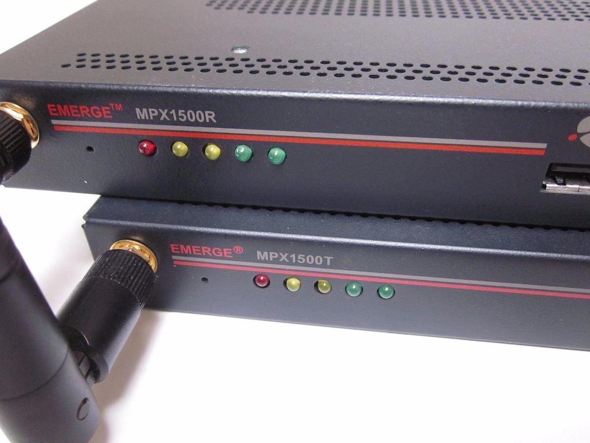 Used Avocent Emerge Multipoint Extender-Transmitter and Receiver MPX1500, Lot Of 2
