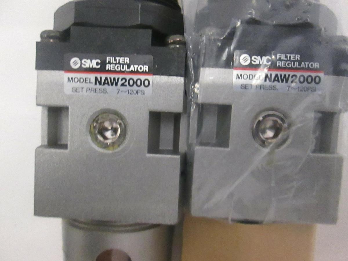 SMC, Filter Regulator, NAW2000, New, Lot of 2