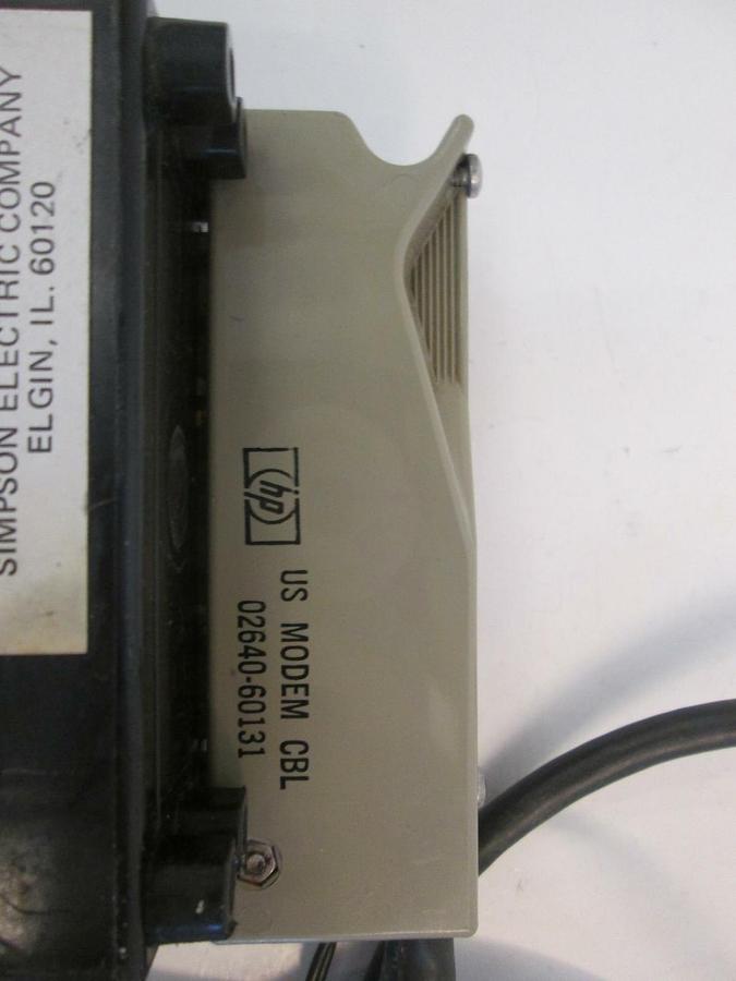 Used Simpson Digital Panel Meter, DC Millivolts, 2865, 120 VAC, 50-400Hz, Used