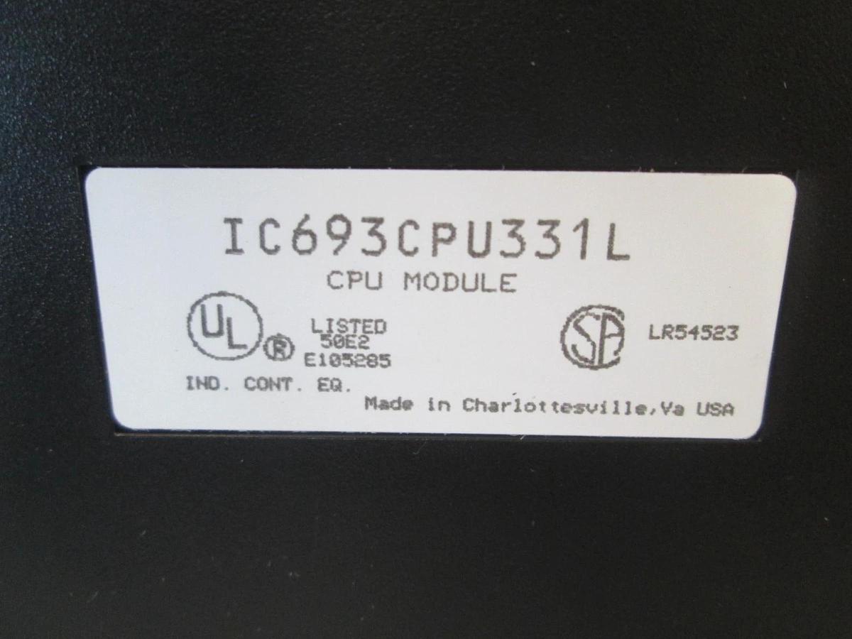 Used GE Fanuc, IC693CPU331L, CPU Module Controller, Used
