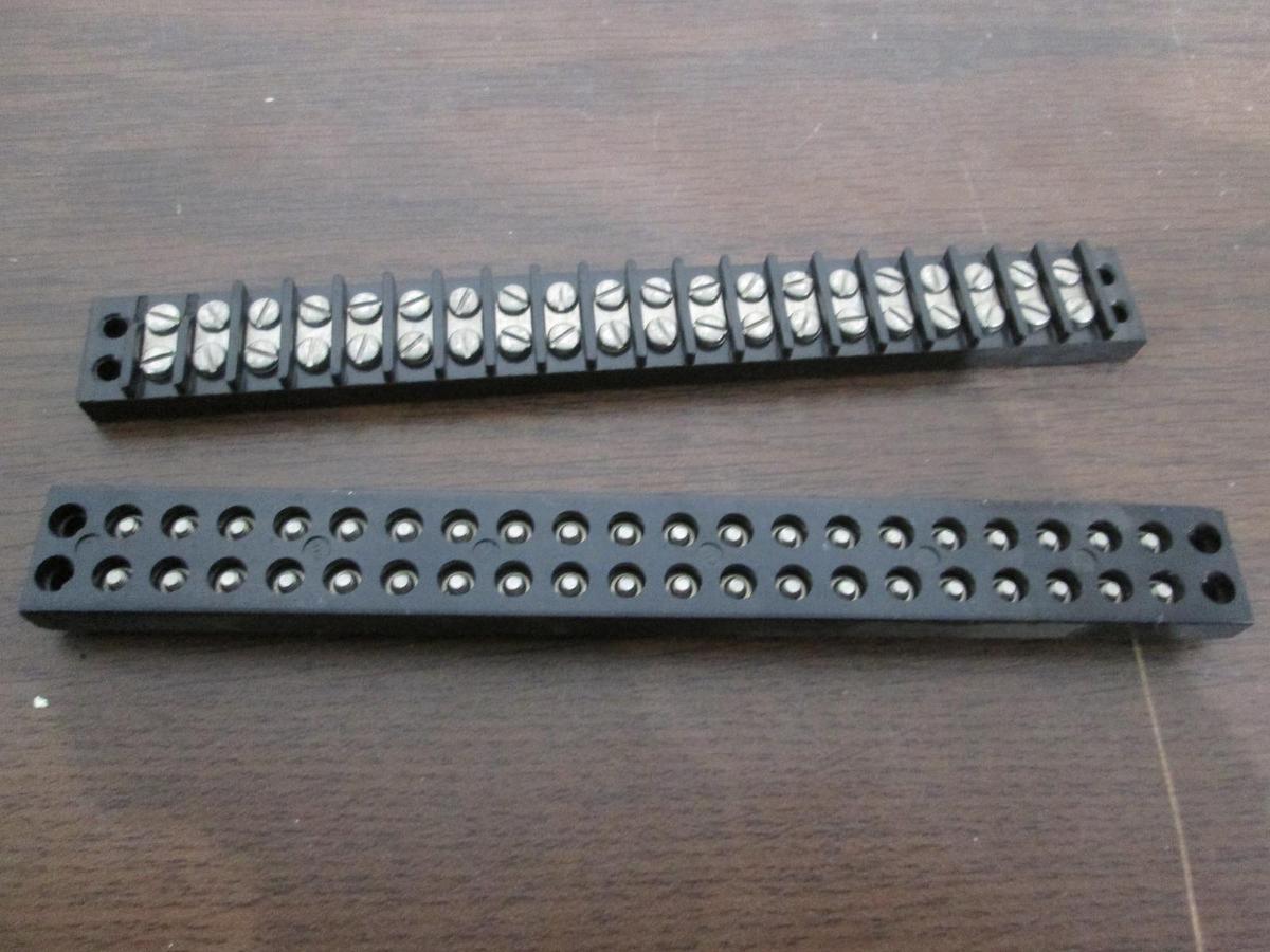 Used Cinch, 20 Position Terminal Block, Used,  Lot of 2