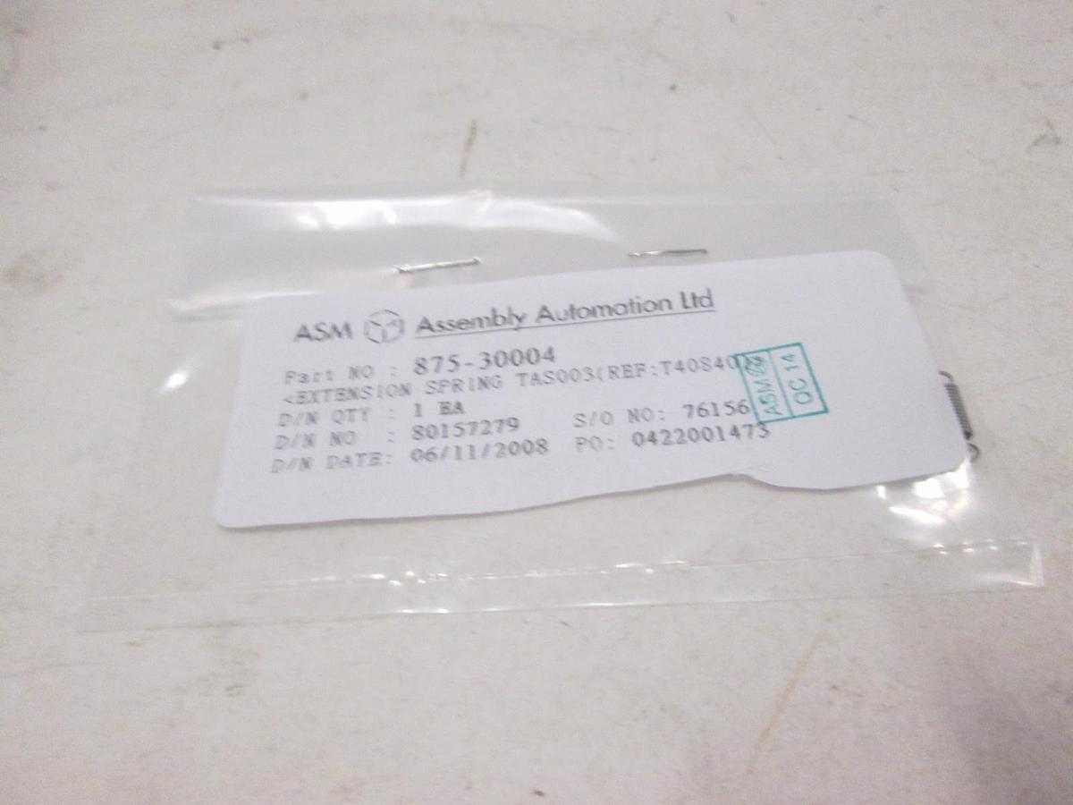 ASM, Extension Spring TAS003, 875-30004 New