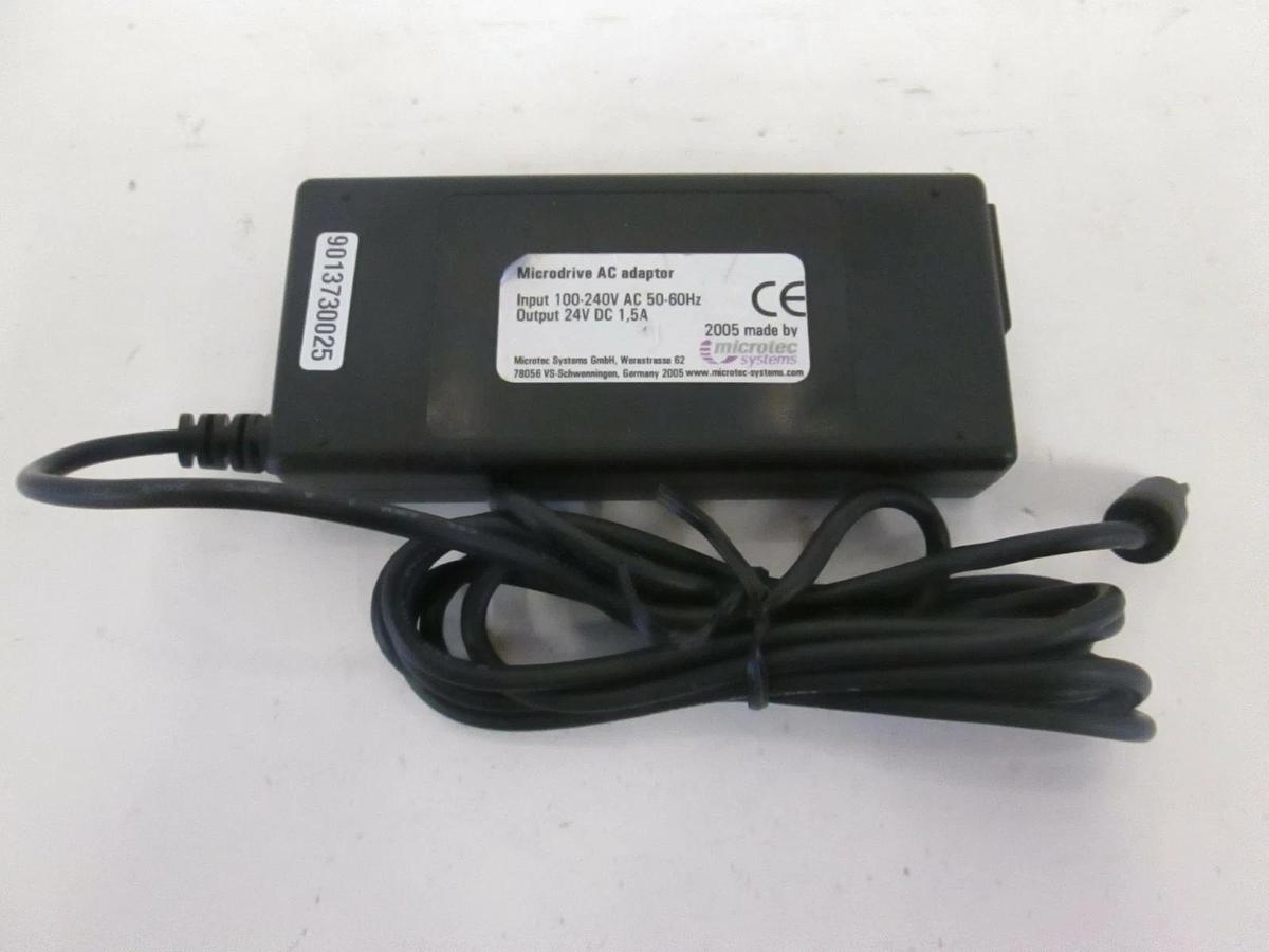 Used Microdrive, 50-60Hz, 100-240V IN, 24V Out, AC Adaptor, Used