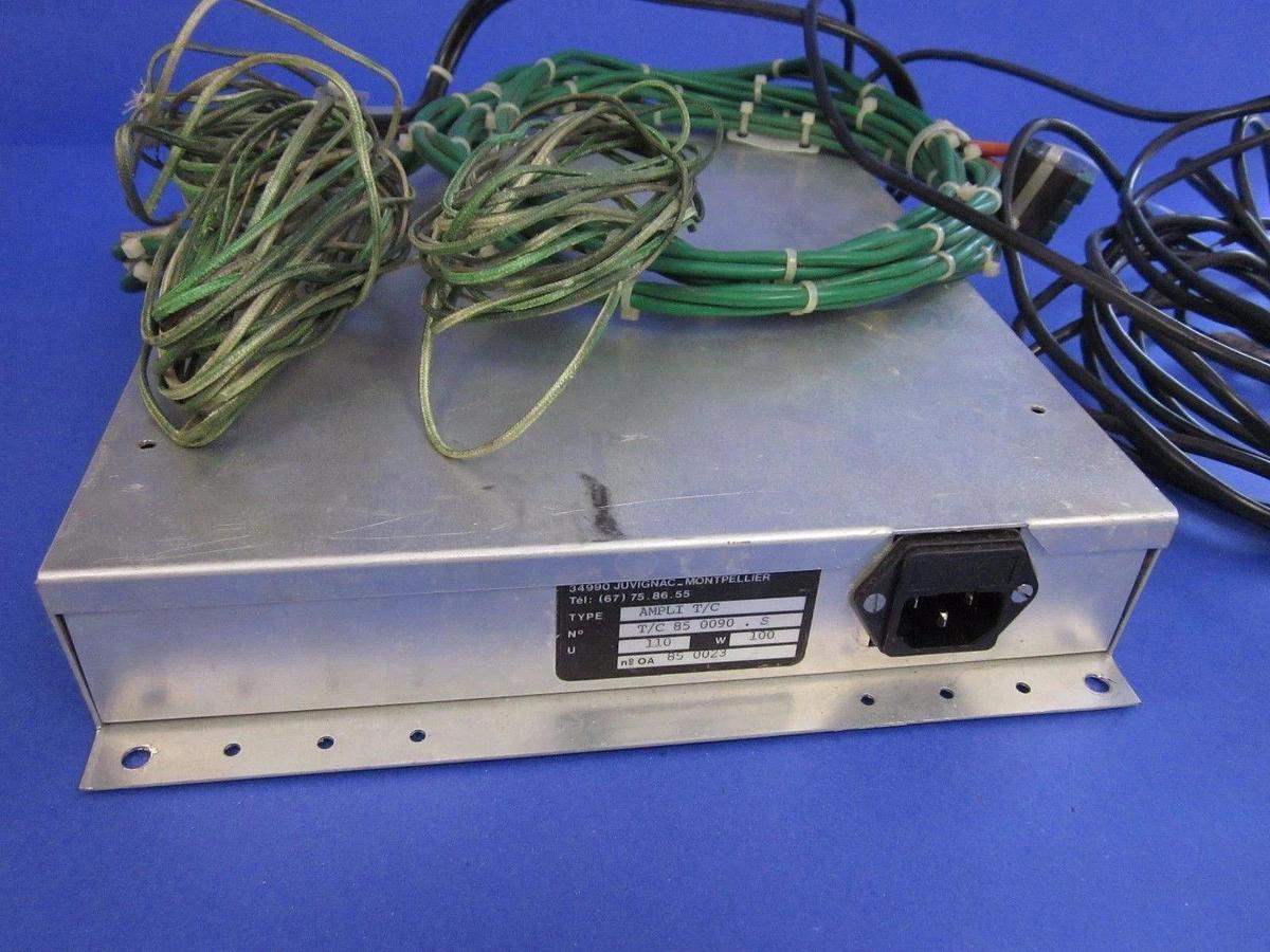 Used Semy Engineering MYP821000A 6 Input T/C Amplifier Assy w/ Box/Wires/Cabels
