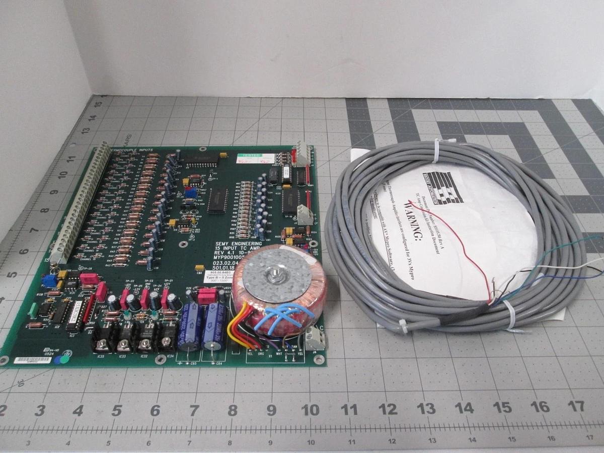 Semy Engineering, 501.01.18 Mypro, 9001005, T/C Amplifier PCB Assy, New
