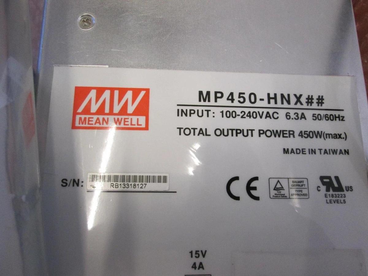 Semy Mypro Mean Well, MP450-HNX, Power Supply Assy w/ cords, New