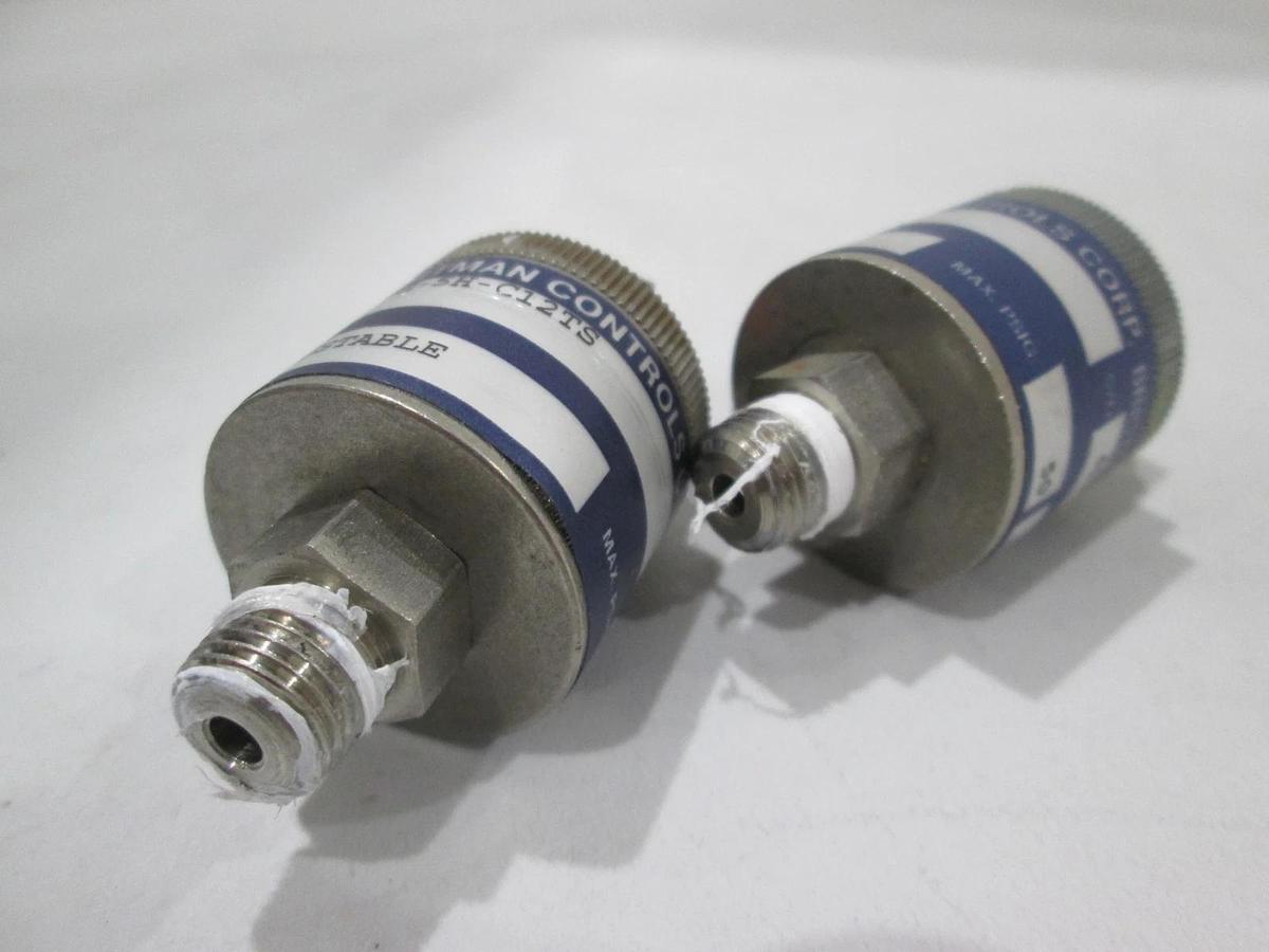 Used Whitman Controls, P117G-5H-C12TS, Pressure Switch, Used, Lot of 2