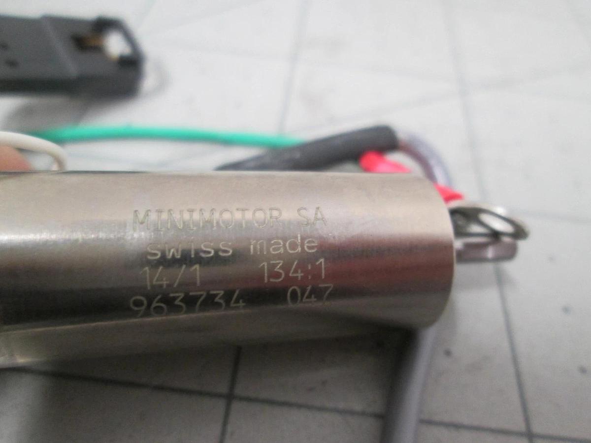 Minimotor SA, 963734 047, Micro Motor, 14/1 Ratio 134:1 w/ 3 Pin Male Connector