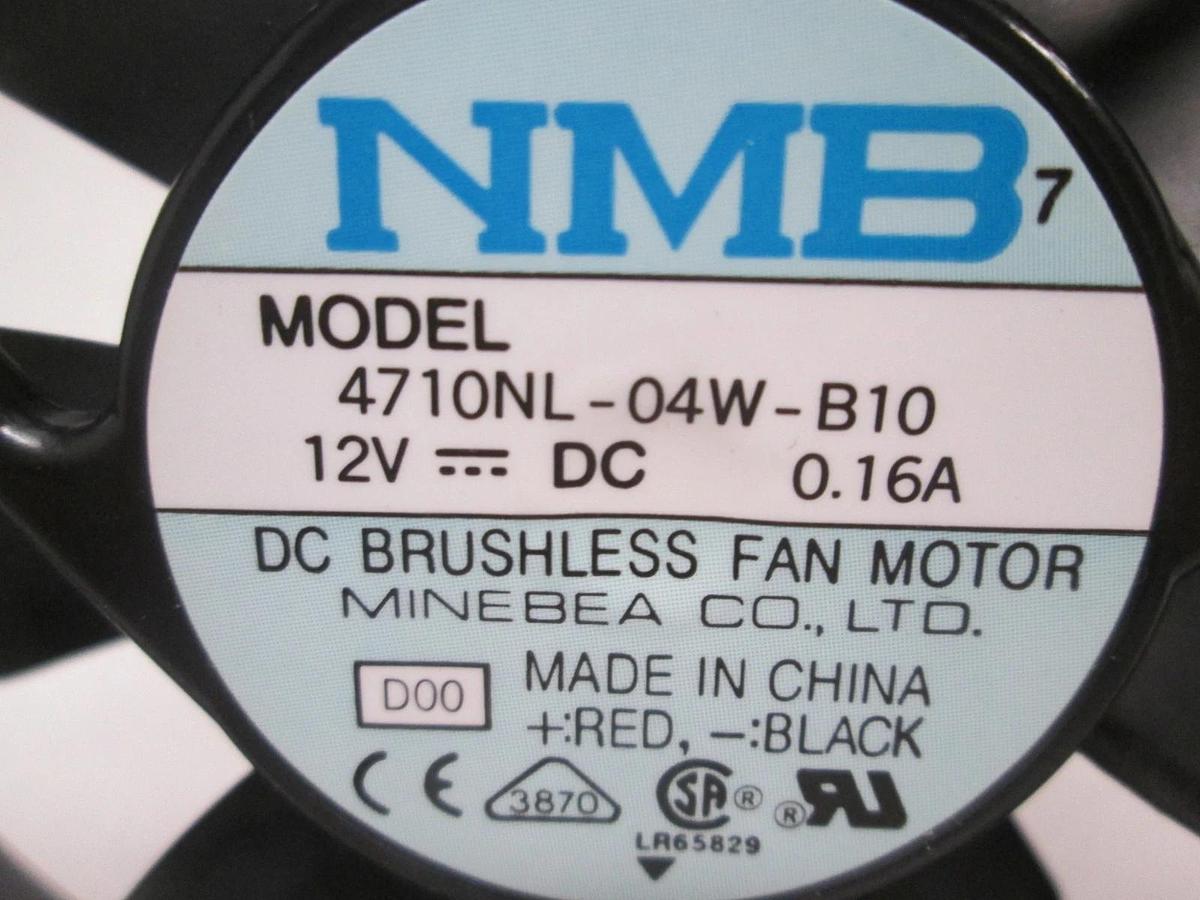 NMB, 4710NL-04W-B10, Fan, 12DC, .16A, New