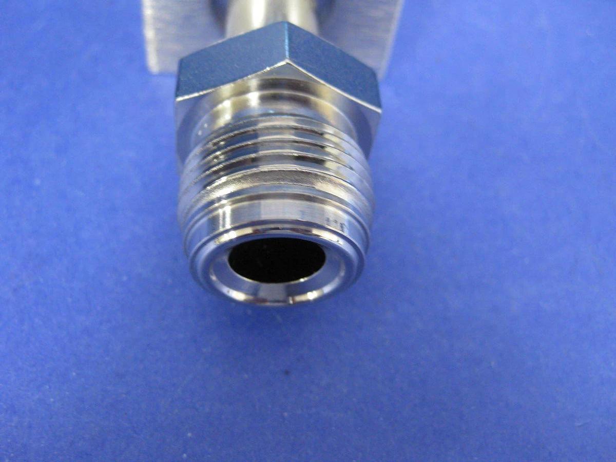 Used Veriflo 935TS8VCR8MXYK UHP High Flow Valve, 1/2" MVCR x 1/2" FCompression, Used