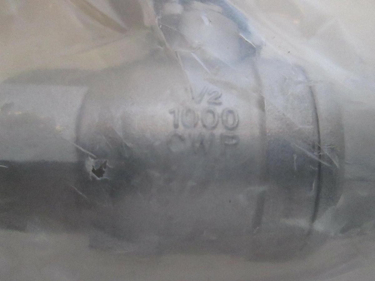 Parker, 1/2" Ball Valve Shut Off, 1000 CWP, New