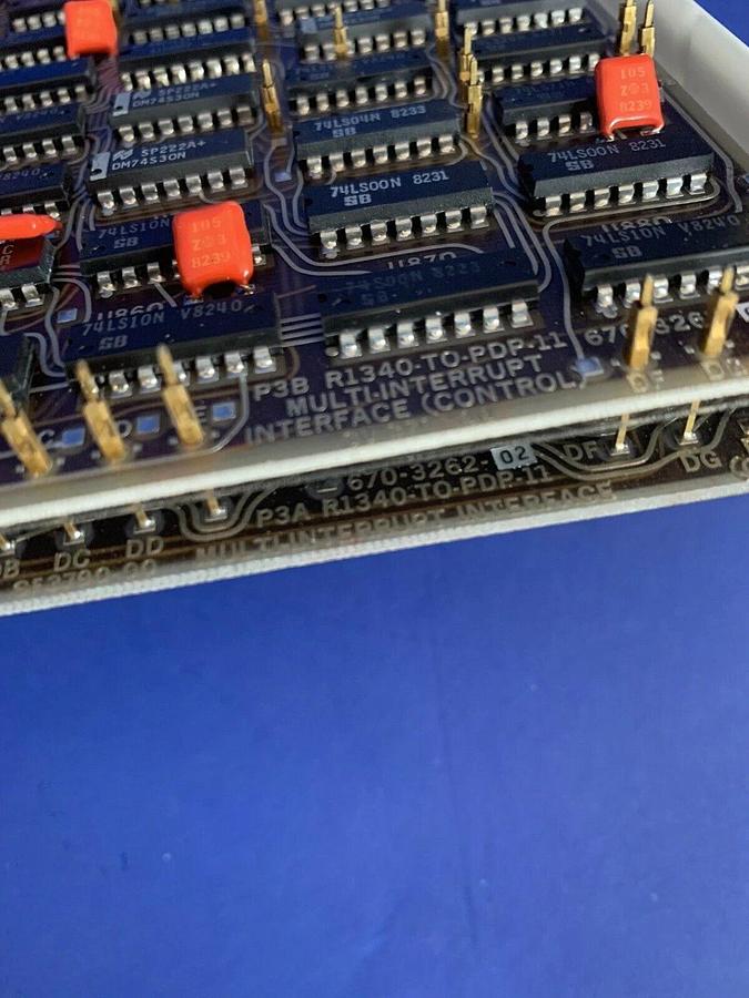 Used Tektronix 670-0705-01 Control (PDP-11) Multi-Interrupt Interface PCB Assy, Used