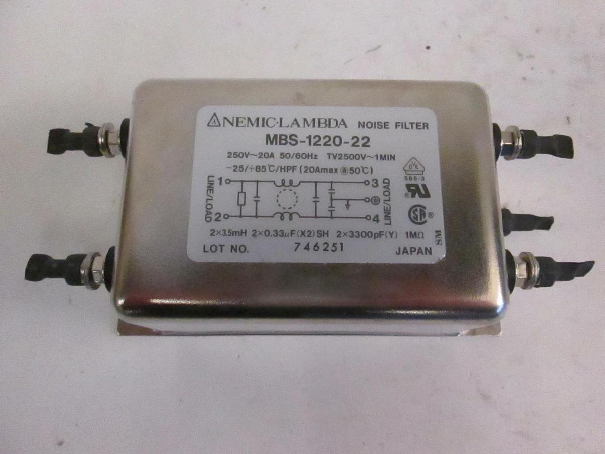 Used Lambda Noise Filter, MBS-1220-22