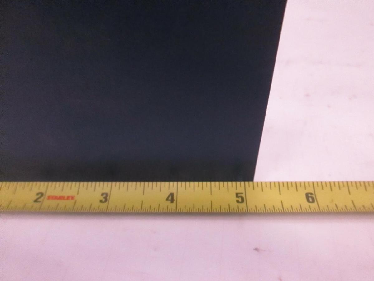 Used 3.5x5.2 inch Blue Powder Coated Aluminum Gen Purpose Bracket, New w gusset