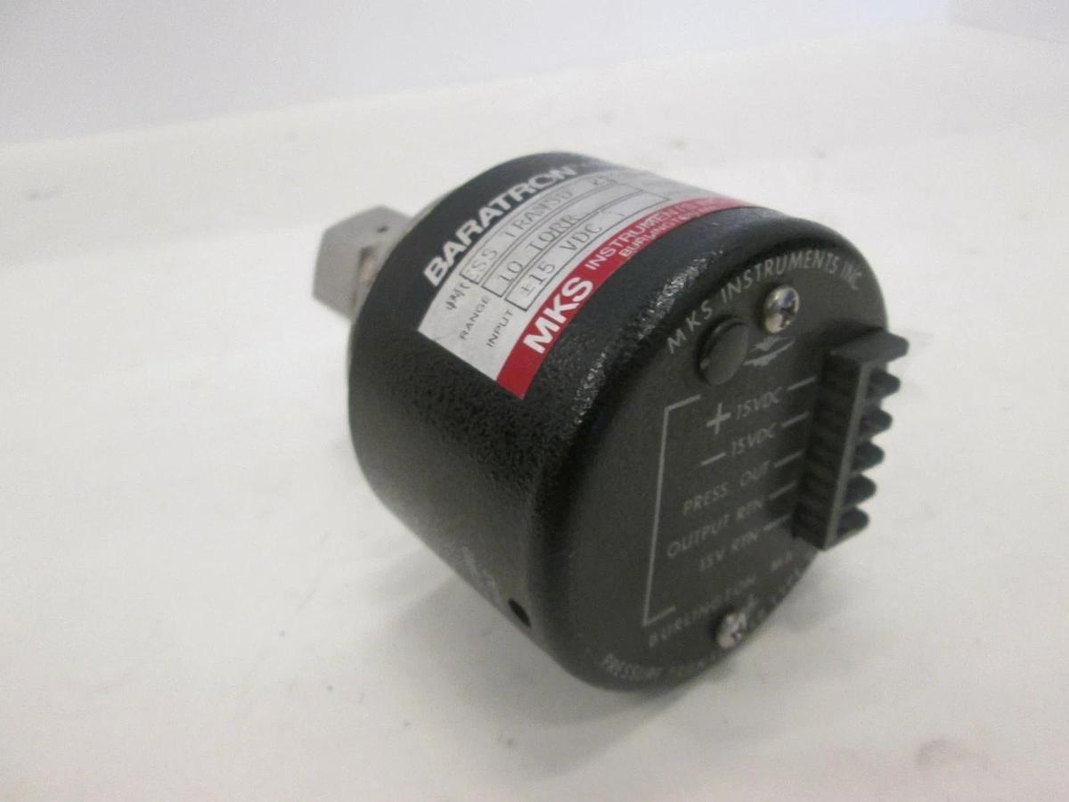 Used MKS, Baratron 10 Torr Pressure Transducer, 222BHS-A-A-10SP9-81, Used