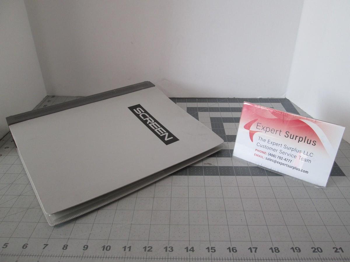 Used Screen, D-Spin 636, Service Manual/Parts List, Used