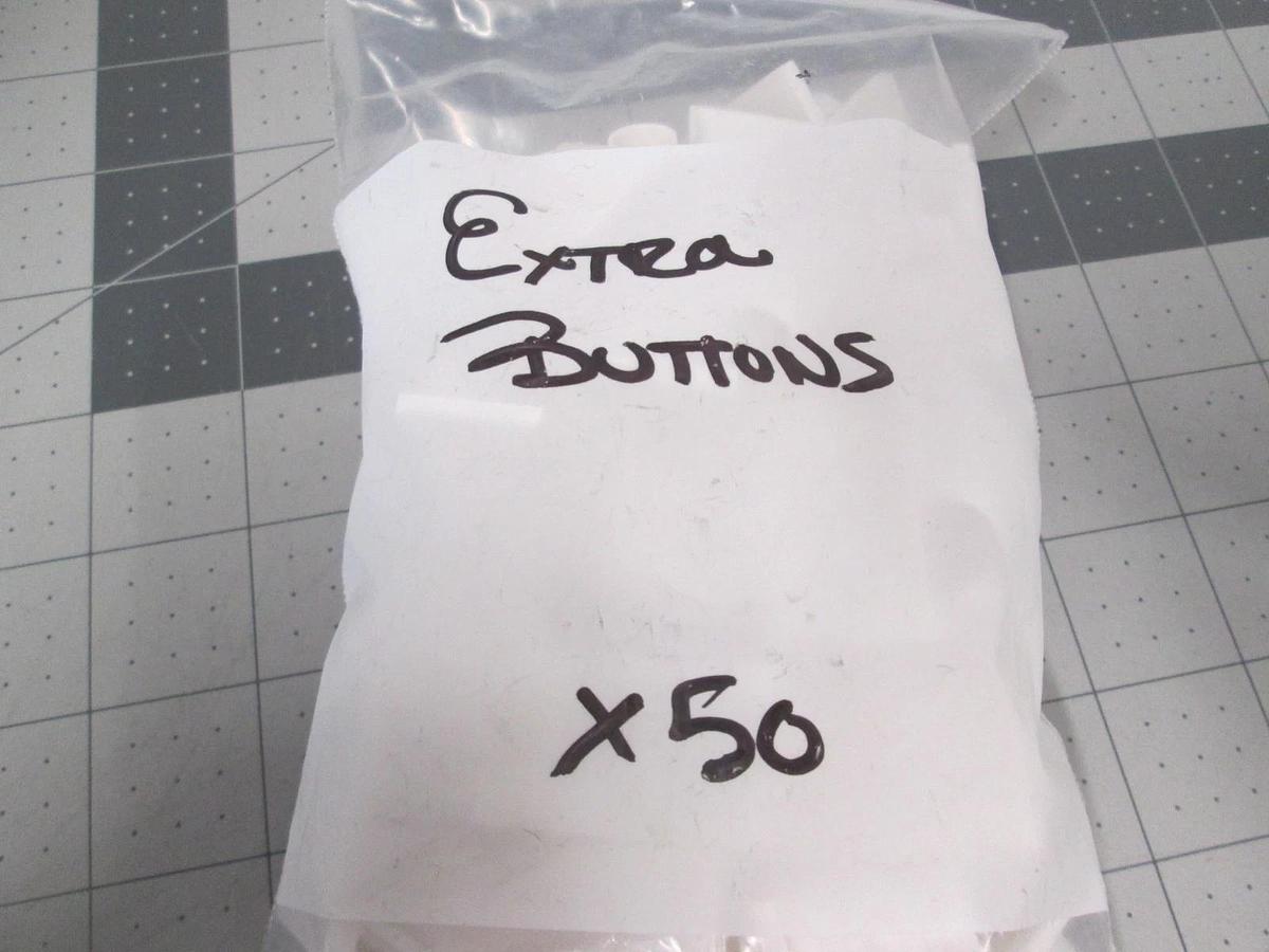 APEM, Operator Push Button, IP65 Max, UK 2105, Rectangle w/ 50 Extra Buttons