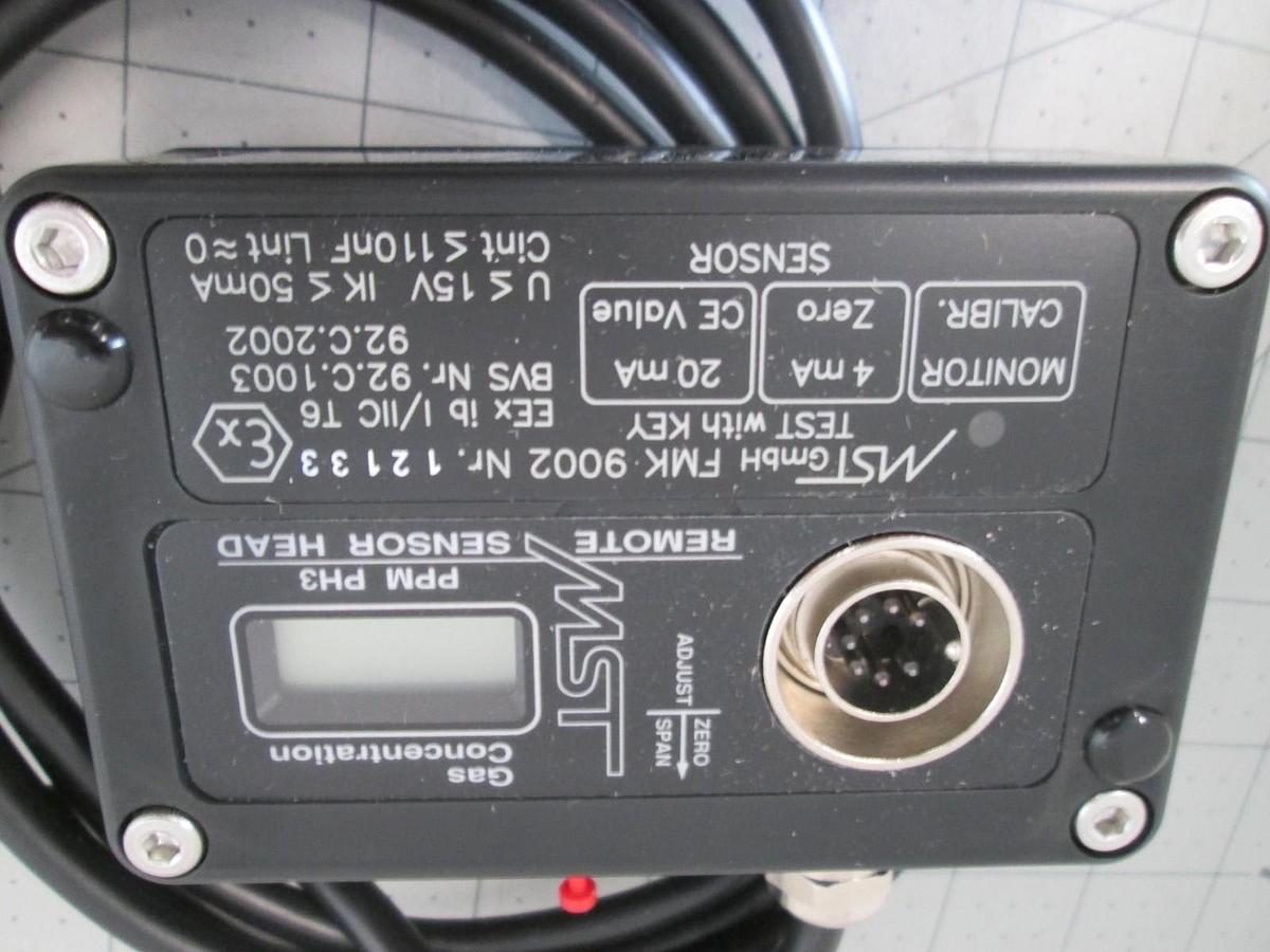 Used MST, FMK 9002, Remote Gas Sensor Head, PH3, New
