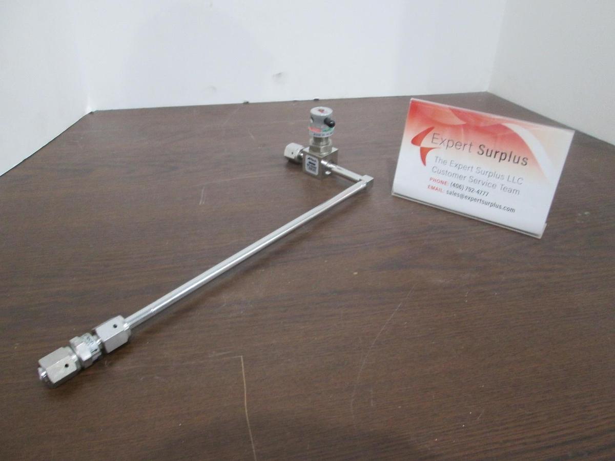 Used APTech, AP1010S 3PW MV4 MV4 O P Valve Assy w/ AP64SM FV4 Check Valve, 14", Used